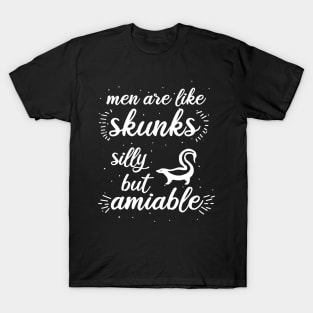 Skunk design animal lover gift joke T-Shirt